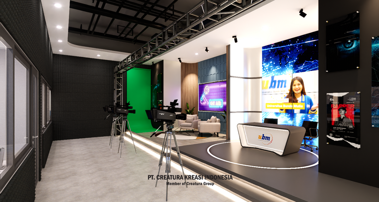 UBM Tower - Tunnel & News Lab + MCR Room